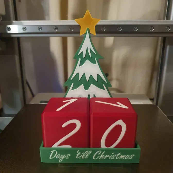 3D Printer Files 3MF File Countdown For Christmas Creality Cloud 3d printer files 3mf file countdown for christmas creality cloud