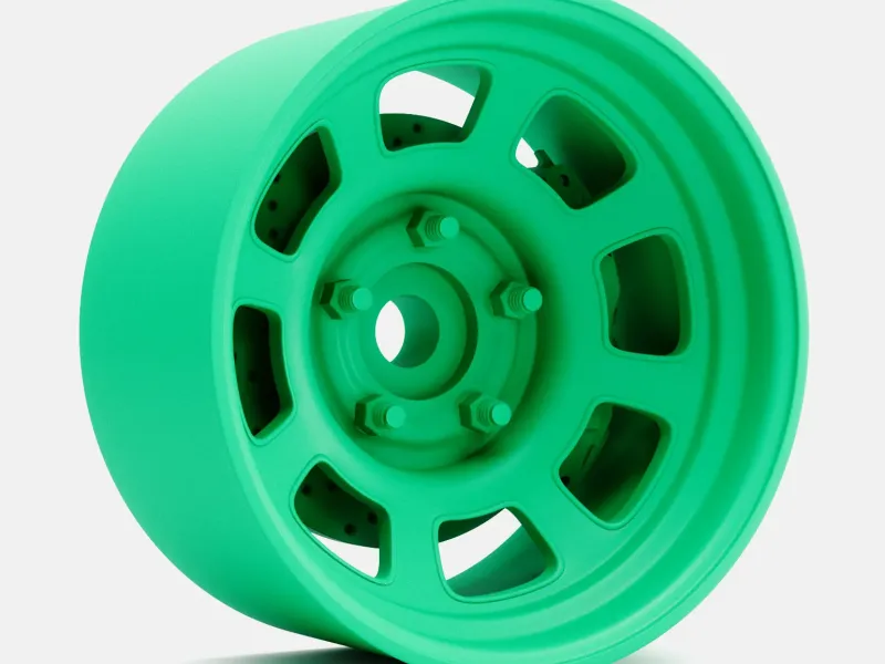 1/24 Scale, 15x8 Bassett D-Hole Wheel and Brake
