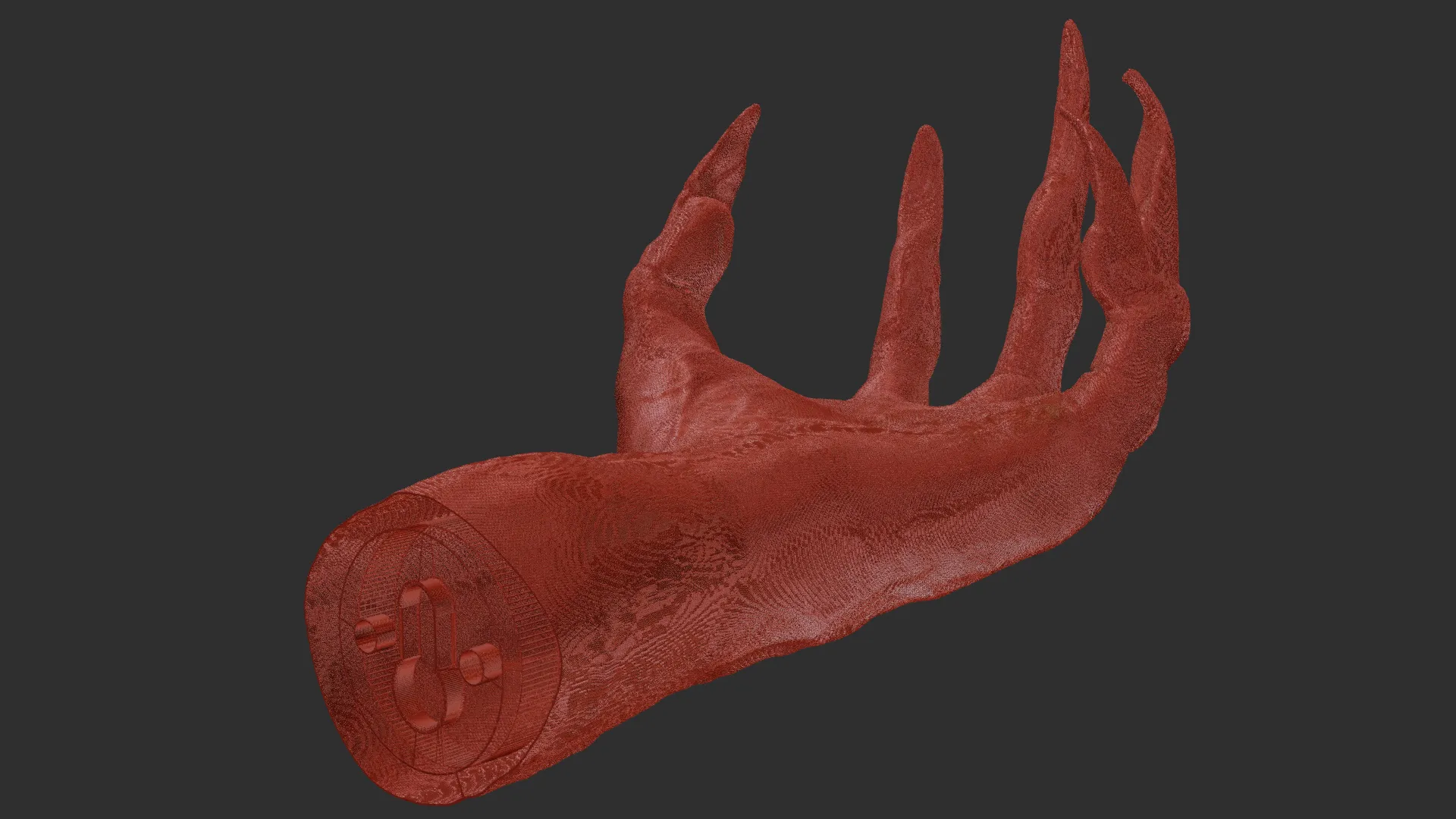 Держатель для украшений Daemon hand 3D модель