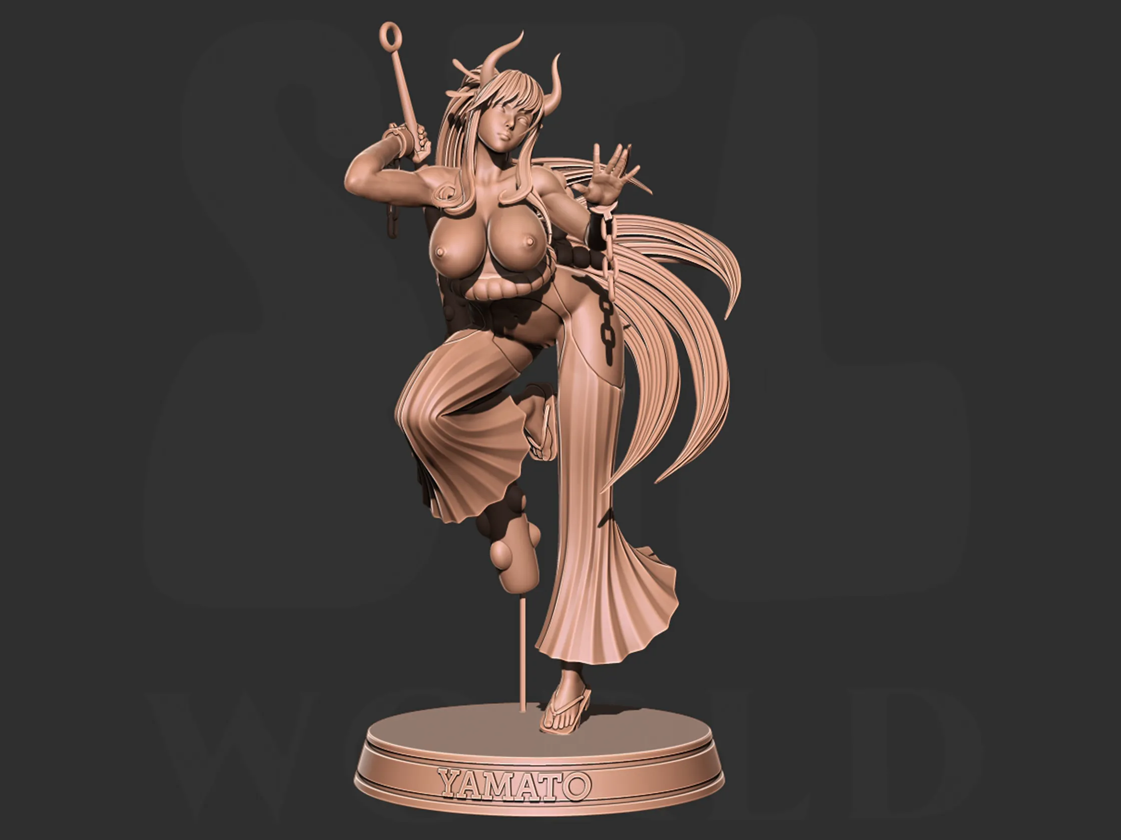 Yamato - One piece NSFW 3d print model