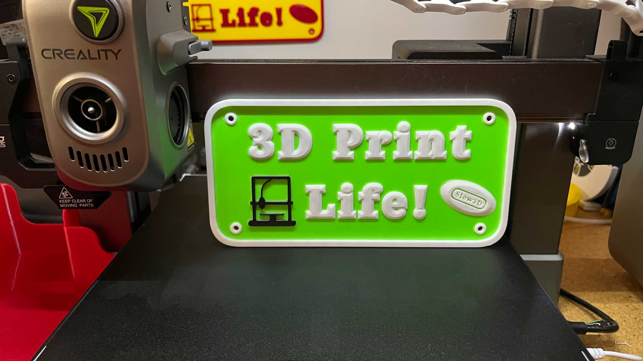3D Printer Files | 3MF File | 3D Print Life - Sign | Creality Cloud