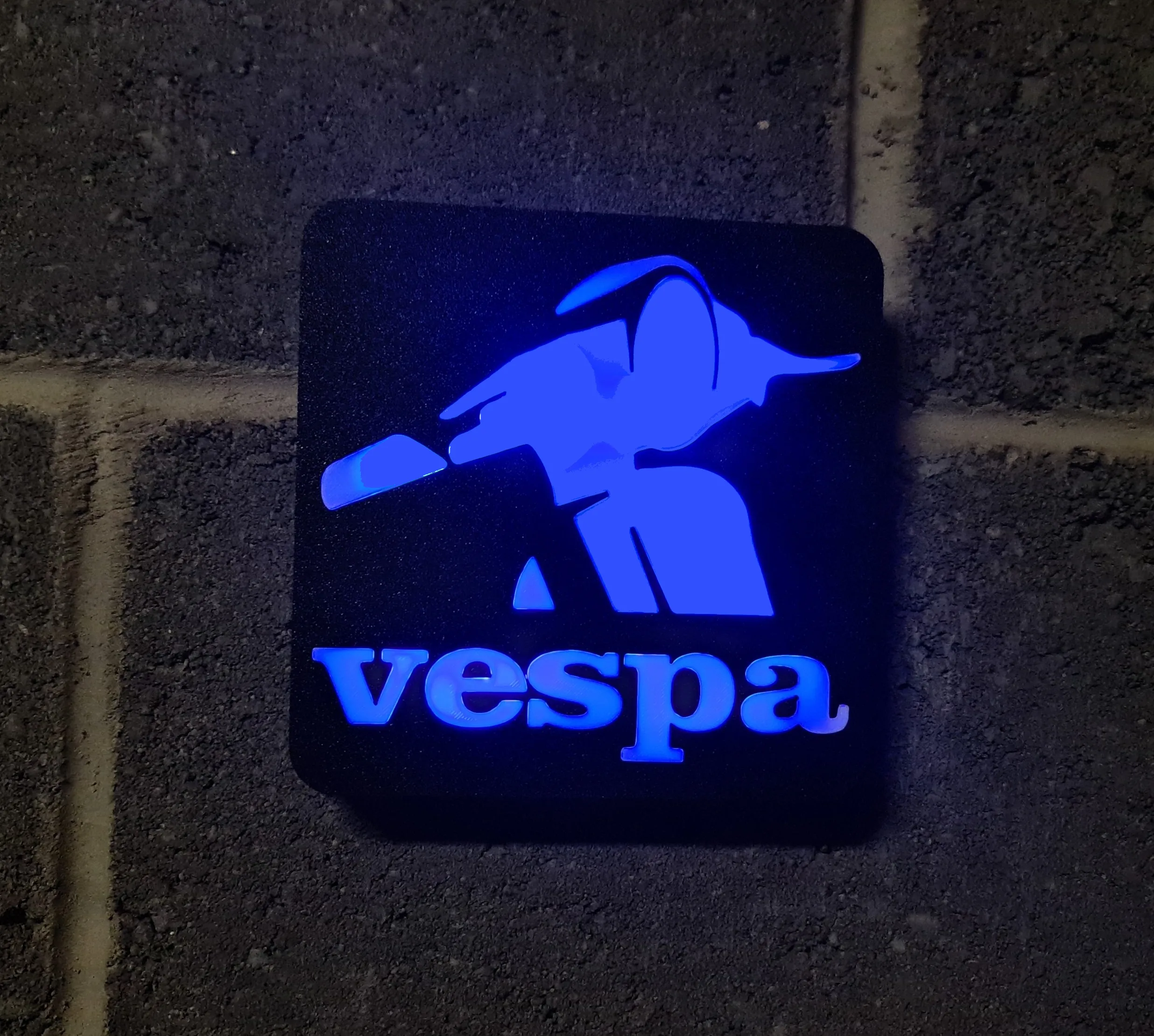 Easy Print Vespa PX PK 125 150 200 LML Leuchtkasten Wandpult