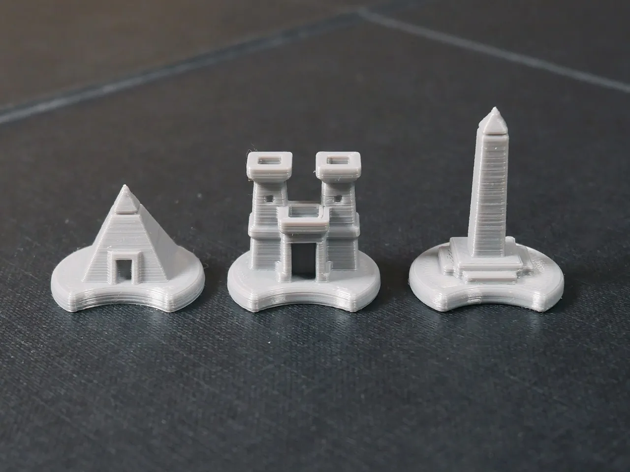 3D Monuments For Ankh Board Game