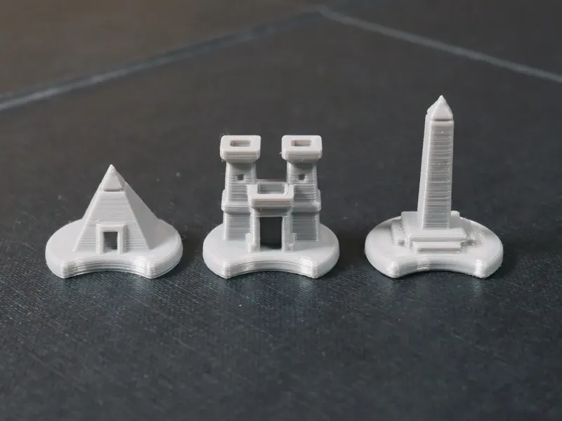 monumente 3D pentru jocul de societate Ankh