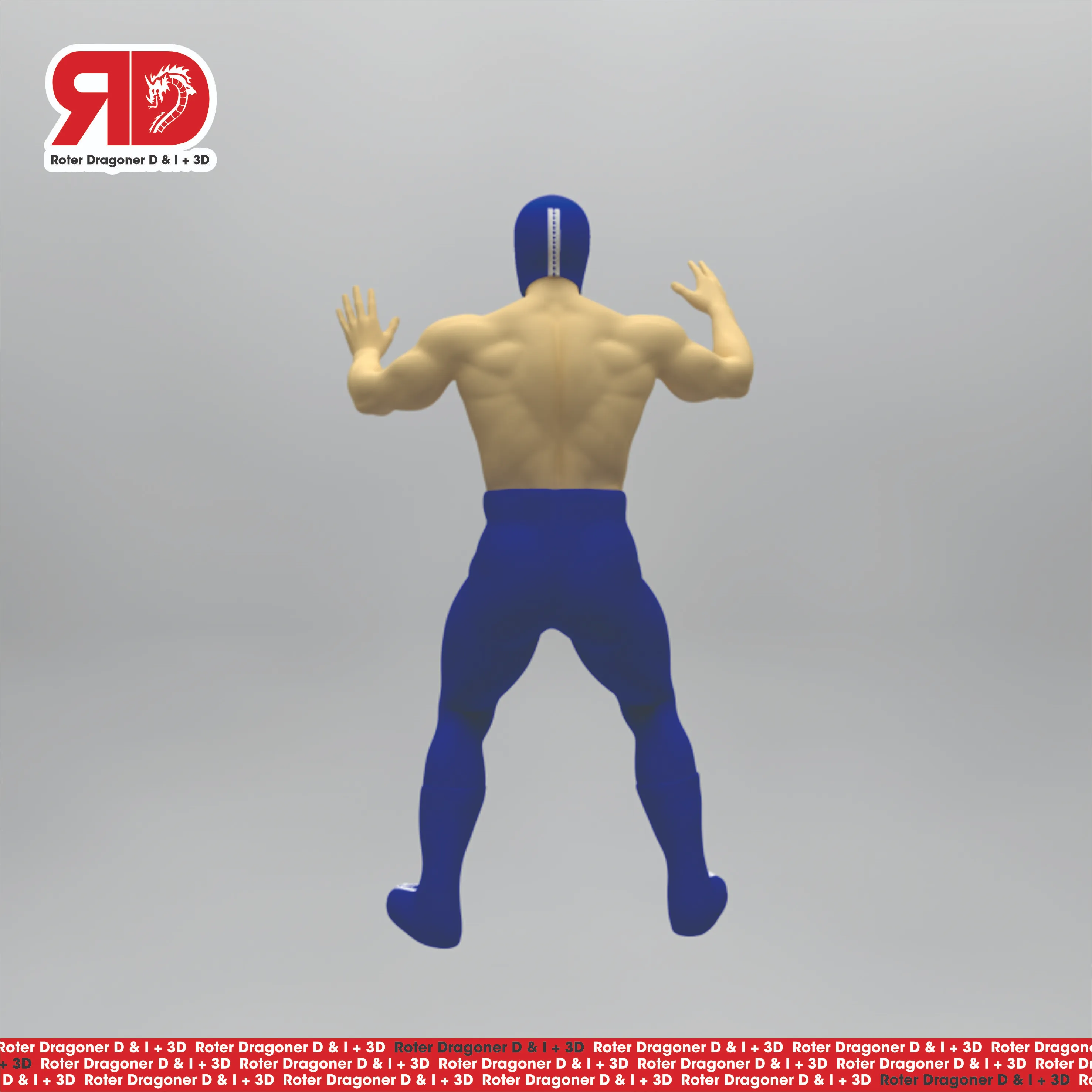 Luchador Mexicano Blue Demon