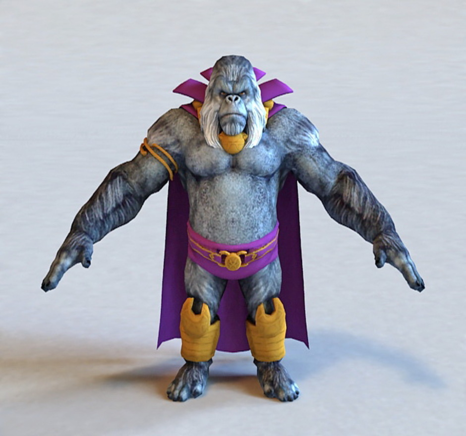 Gorilla Grodd 3D model | 3D models download | Creality Cloud