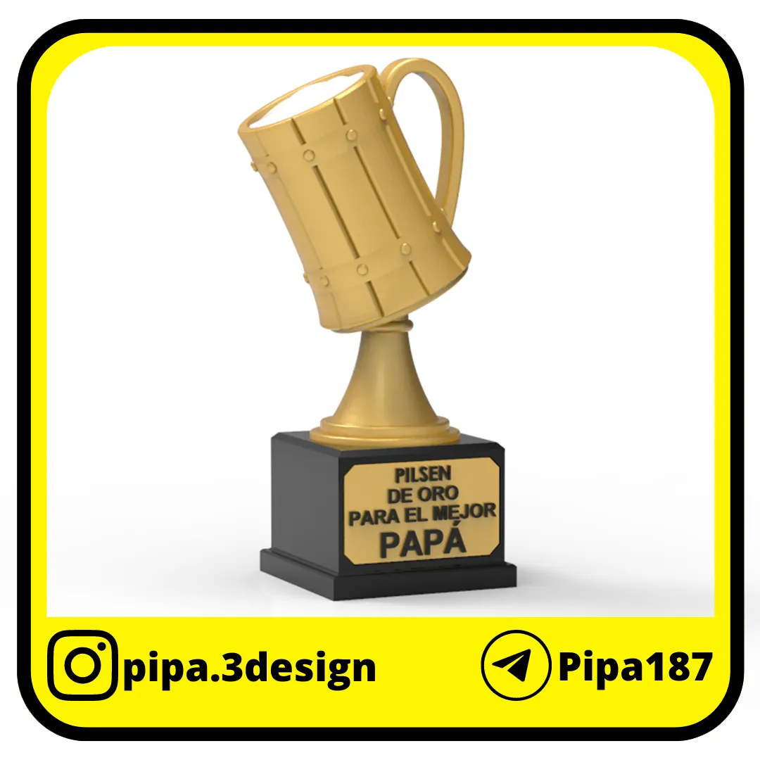 FATHER'S DAY TROPHY - CERVEZA - BEER