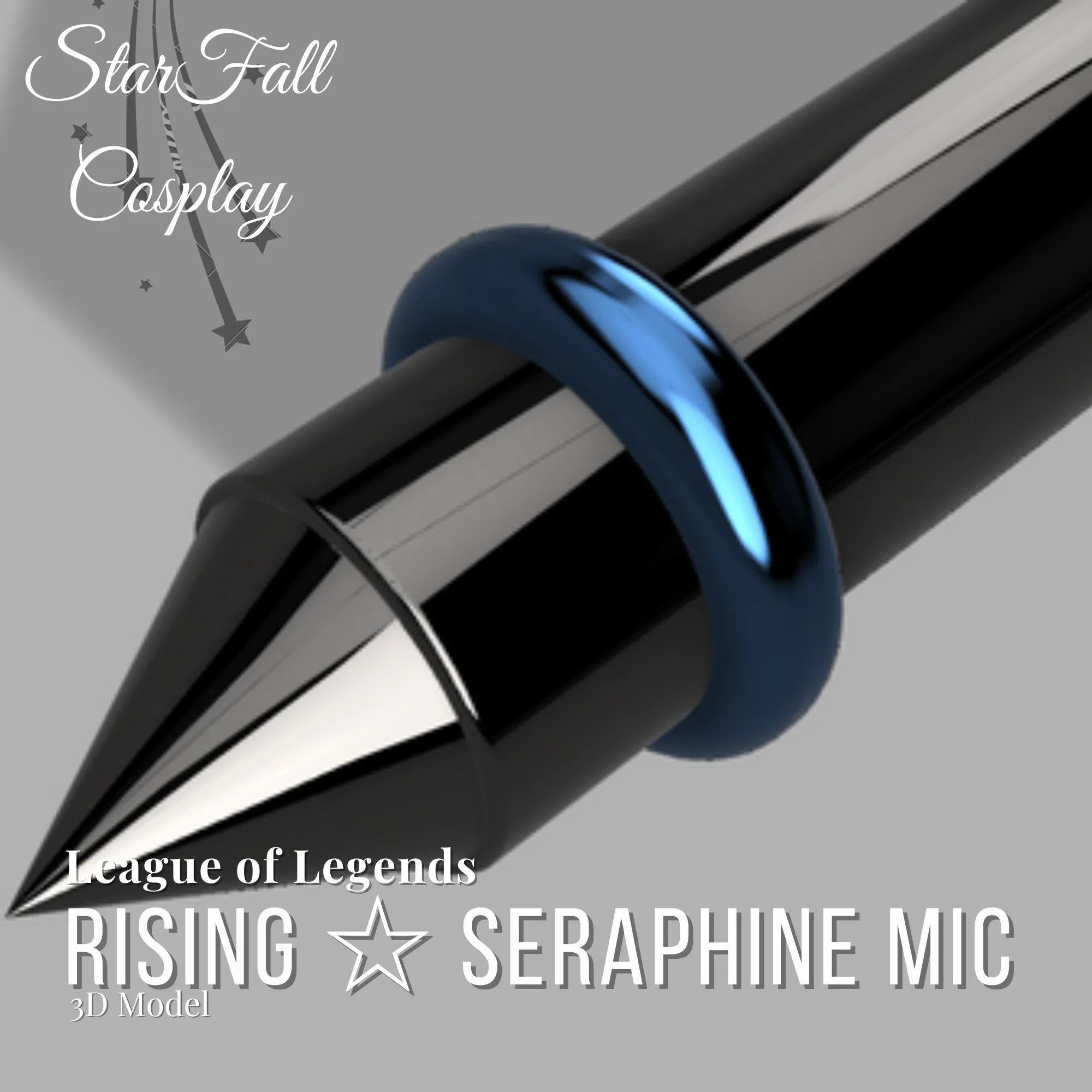 Rising Star Seraphine Mic 3D Model