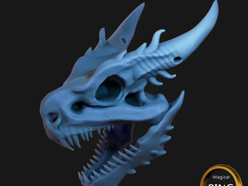 Dragon Skull Pendant