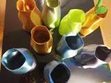 Wavy textile vase-1