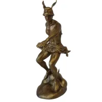 Hermes Staute Greek God 3D print model-4