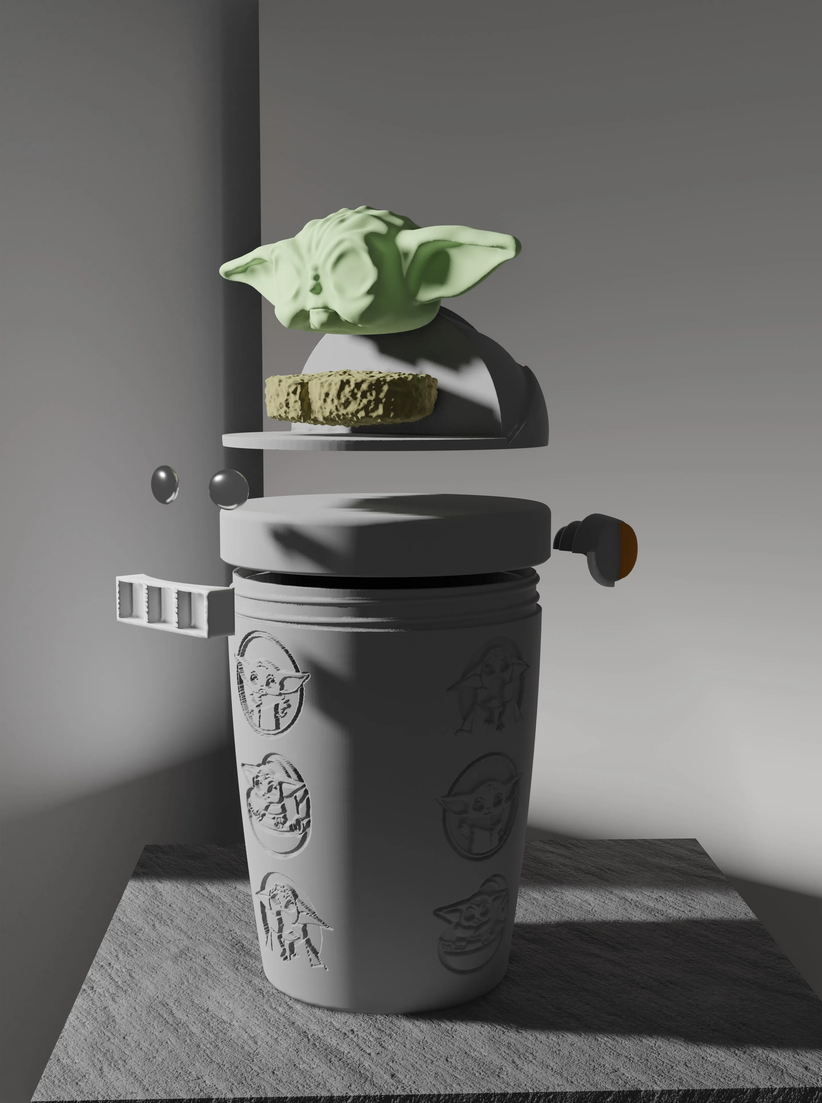 Vaso Baby Yoda