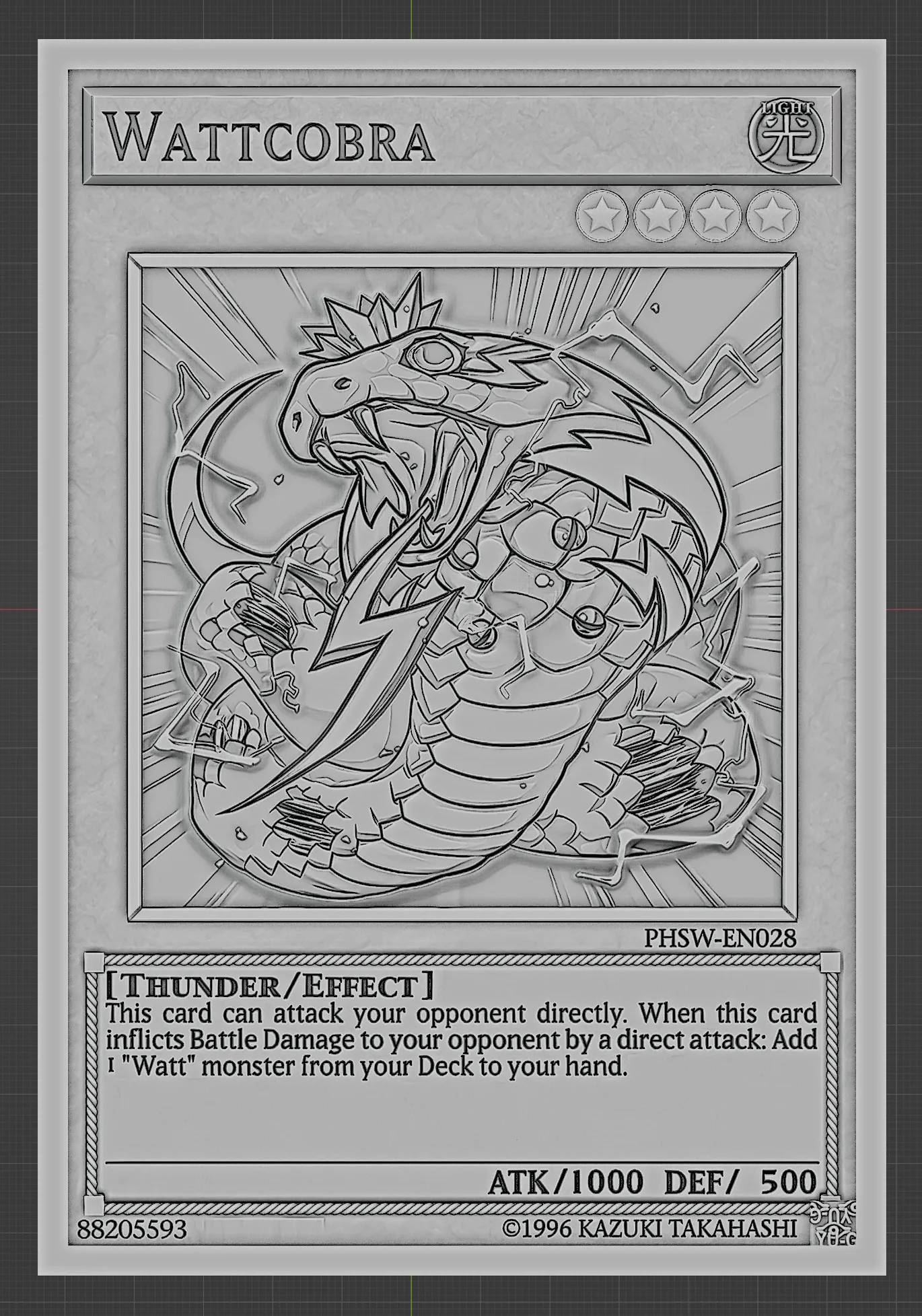 wattcobra - yu-gi-oh! | 3D models download | Creality Cloud