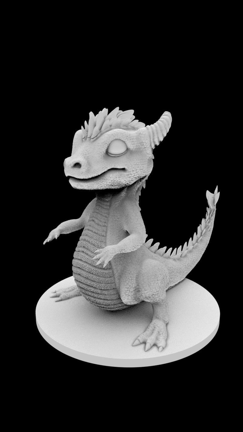 Baby Dragon | 3D models download | Creality Cloud