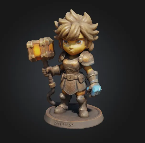 Anime style - obsidian series -TALYN – The Iron Sentinel bac