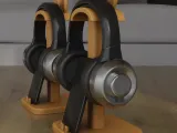 Cute Bunny Fox Headphone and Phone Stand 3D Model STL-4