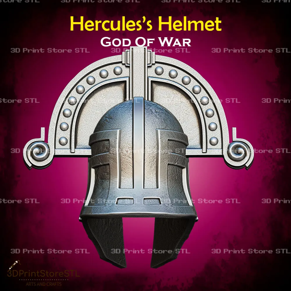 Hercules Helmet Cosplay God of War - STL File