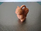 Low Poly Squirrel Keychain / keyring-3