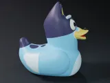 Cute Bluey Heeler Rubber Duck-1