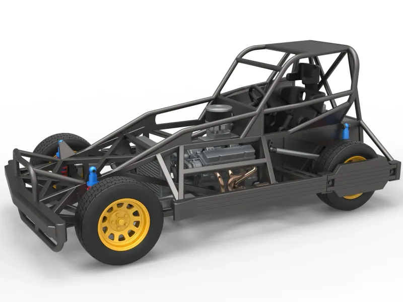 New Zealand Superstock car Base Version 2 Scale 1:25