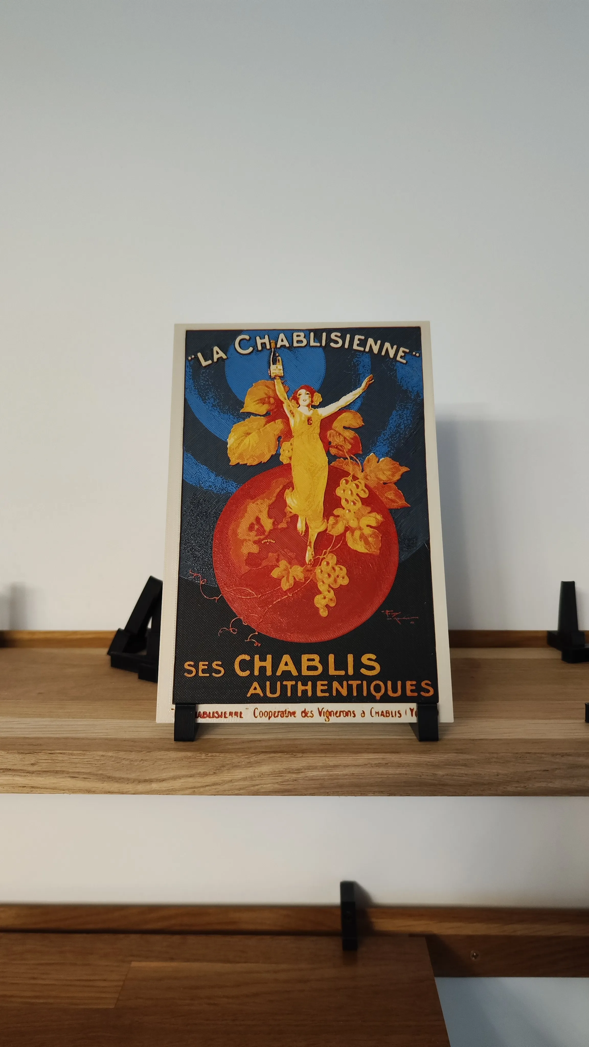 French vintage poster la chablisienne - hueforge