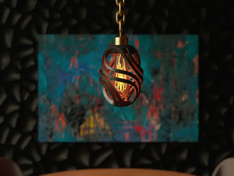 Ember Twist Lamp