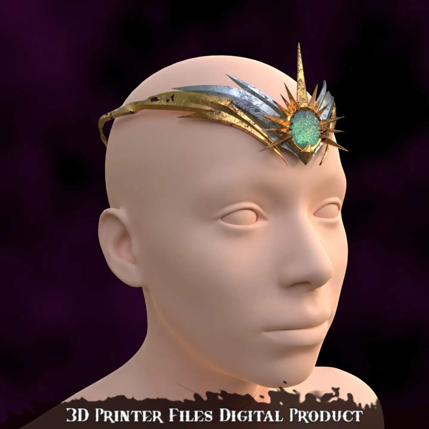 Fantasy Circlet of Blasting Baldurs Gate 3