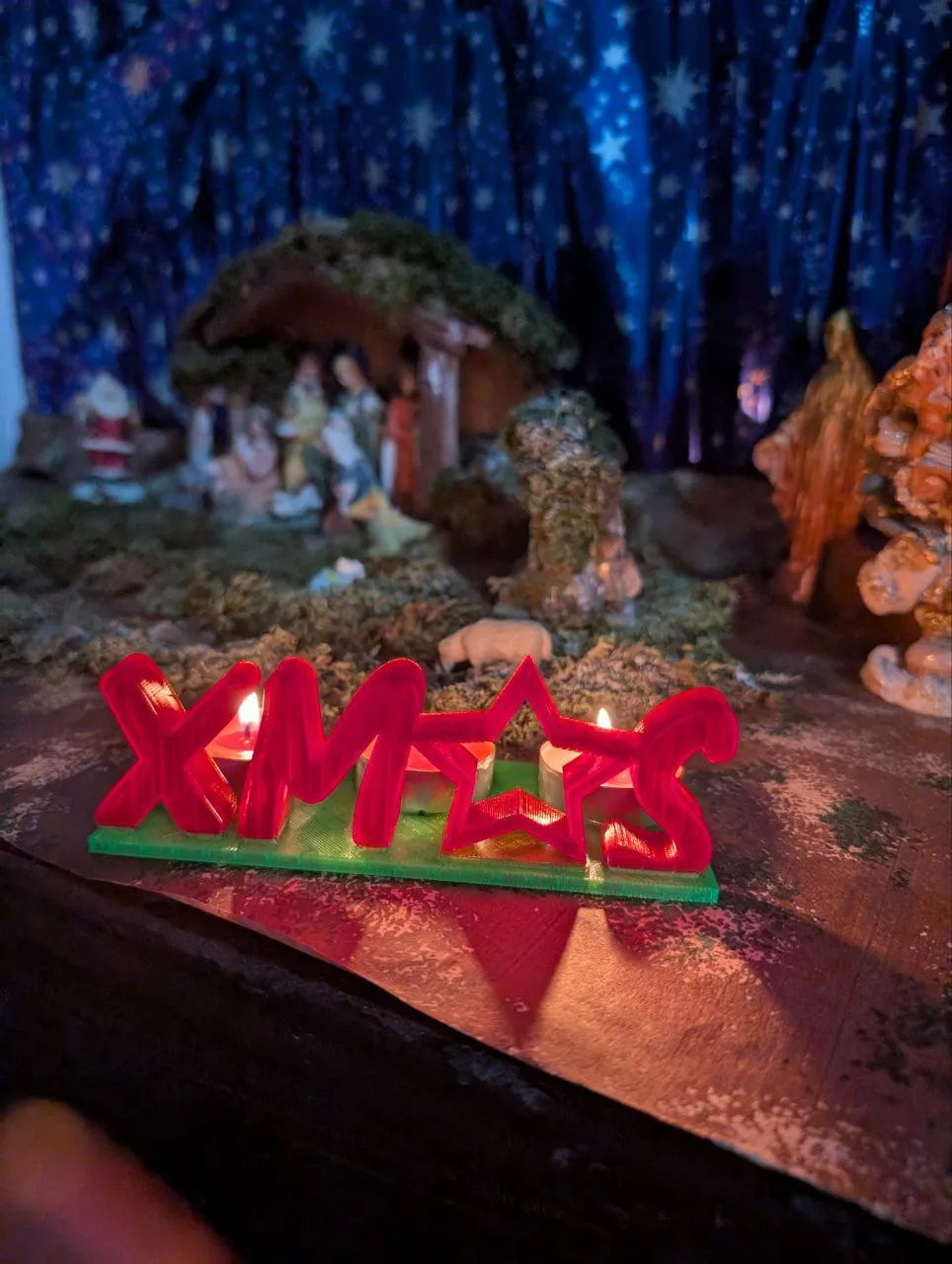 XMAS Candle Holder: The Perfect 3D-Printed Holiday Centerpie