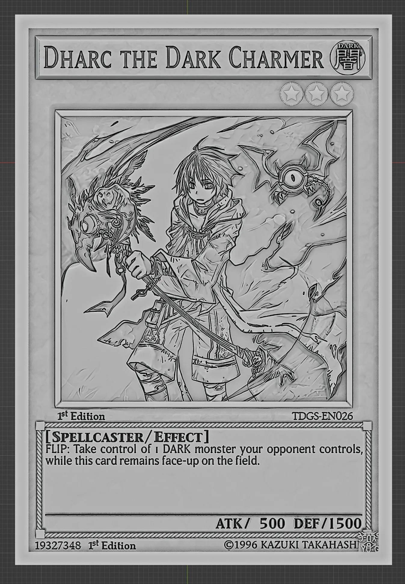 DHARC THE DARK CHARMER - YU-GI-OH!