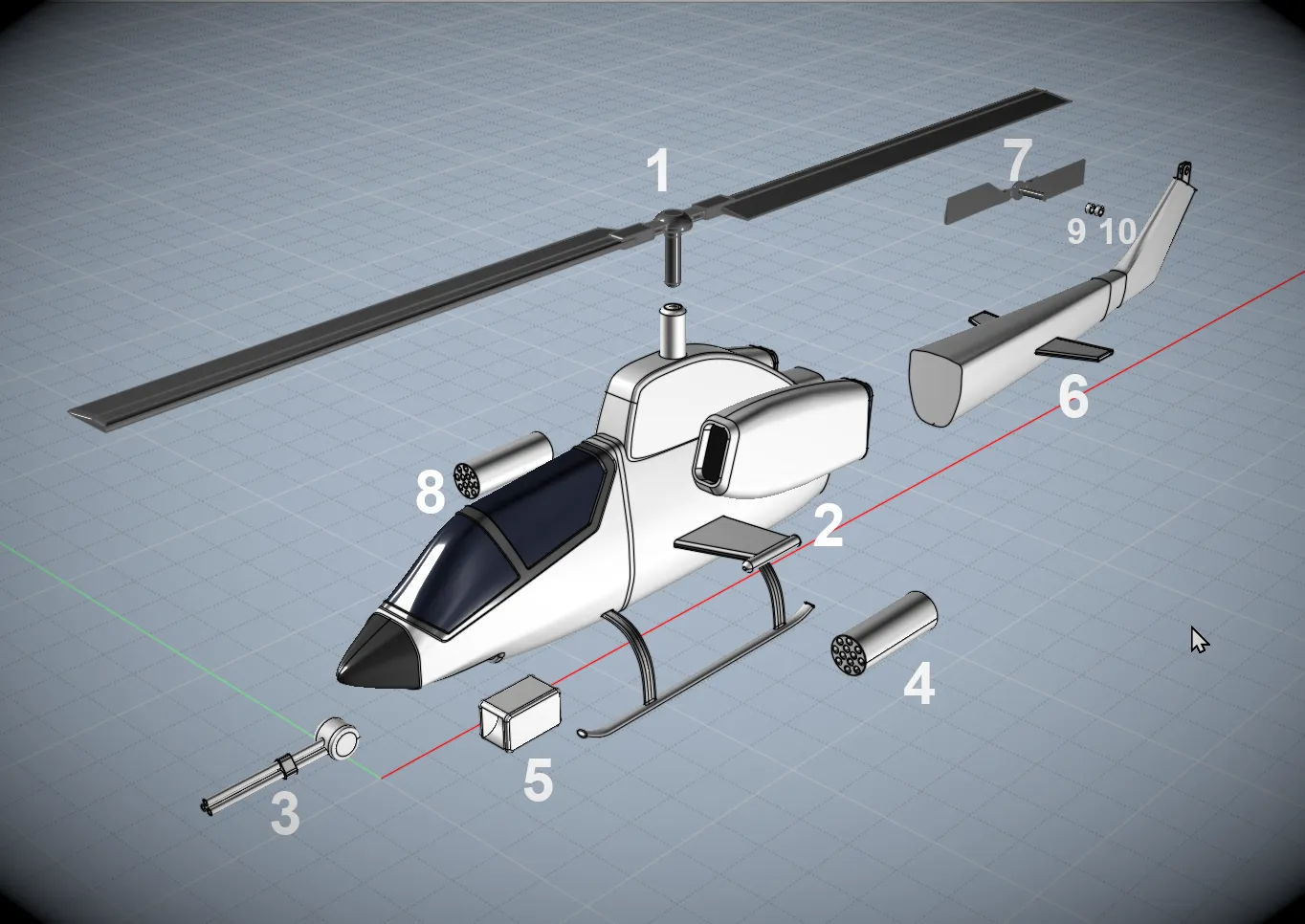 Cobra helicopter redesigned