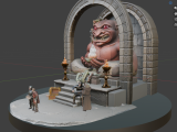 1978 Advanced Dungeons and Dragons Player's Handbook Diorama-6