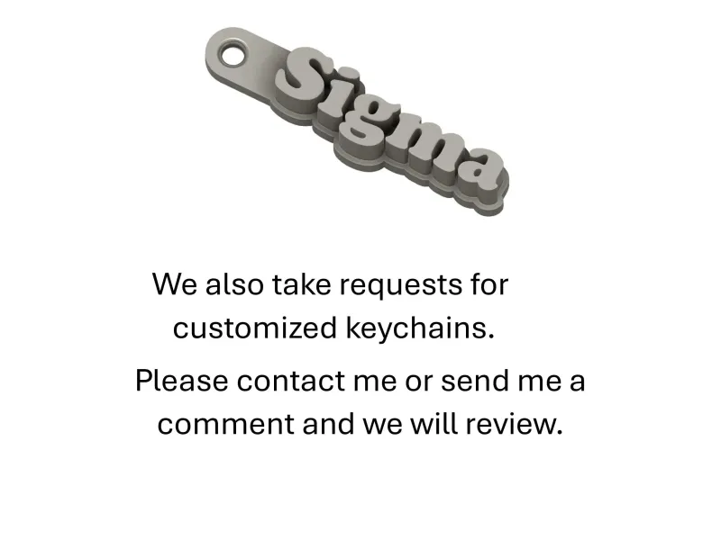 Sigma Keychain