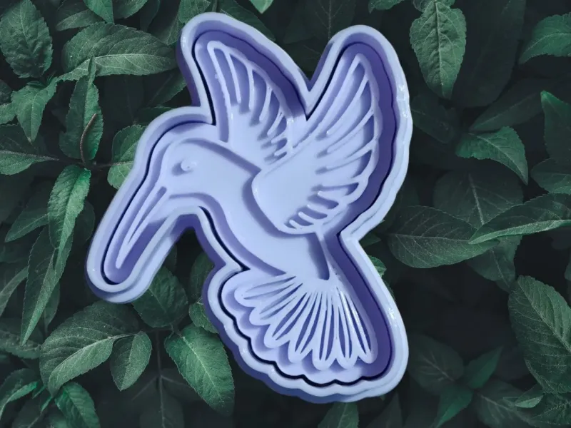 CORTANTE + ESTAMPA PICAFLOR - COLIBRI / hummingbird cutter