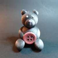 Tiny Button Teddy Bear-1