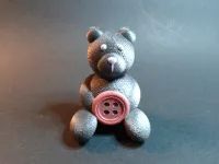 Tiny Button Teddy Bear-1