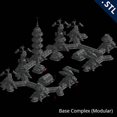 Base Complex (Modular) 3d model