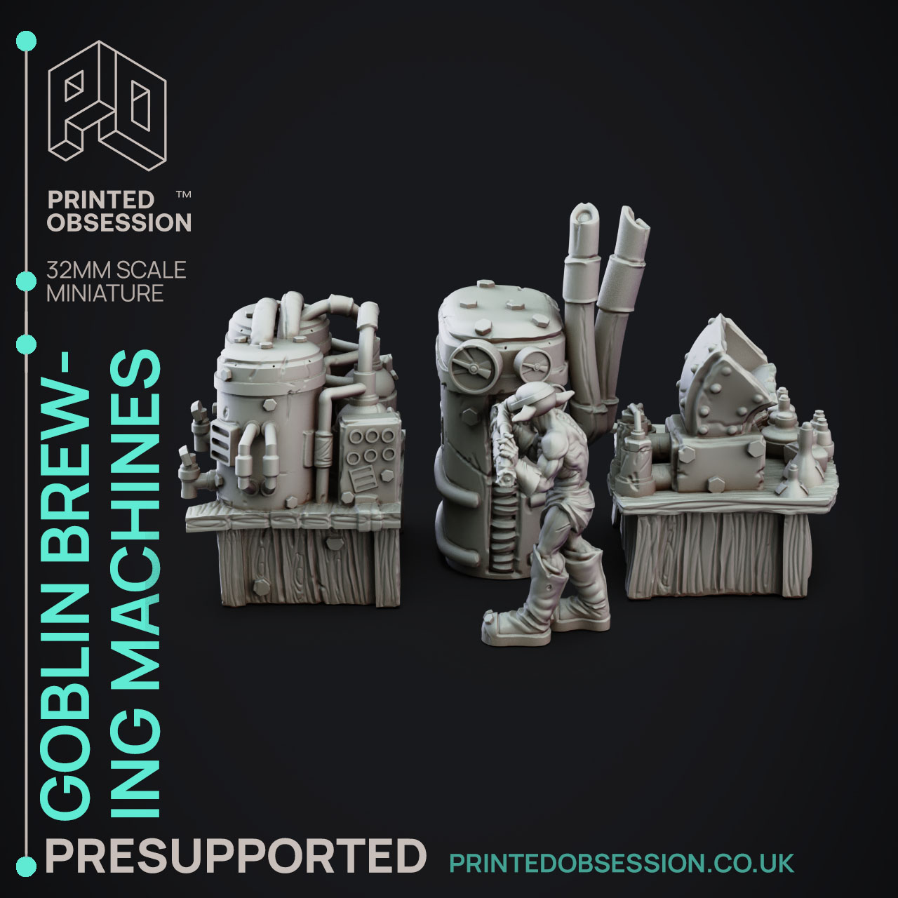 Potion Machines - Goblin Potion Makers - 4 Model bundle | 3D models ...