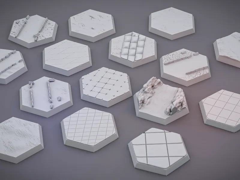 BATTLETECH HEX BASE PACK #2