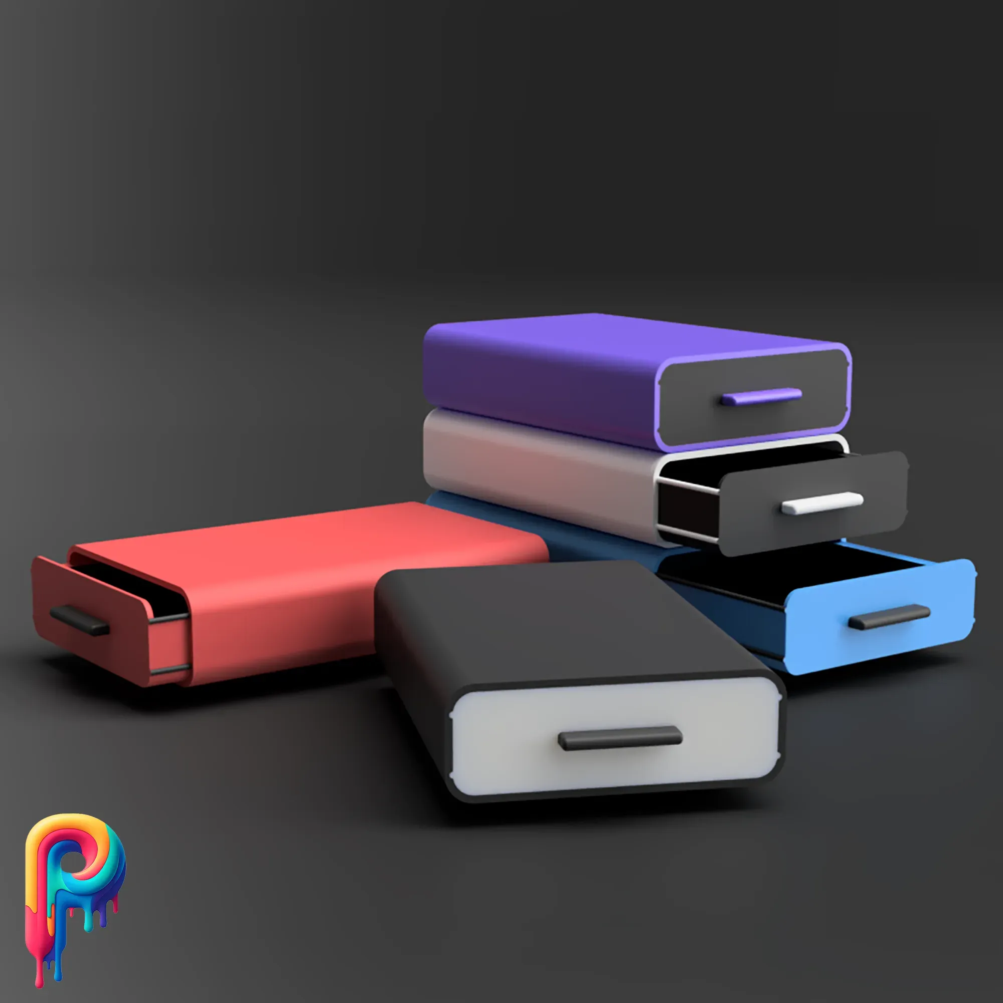 Stackable Drawers by Polymeria