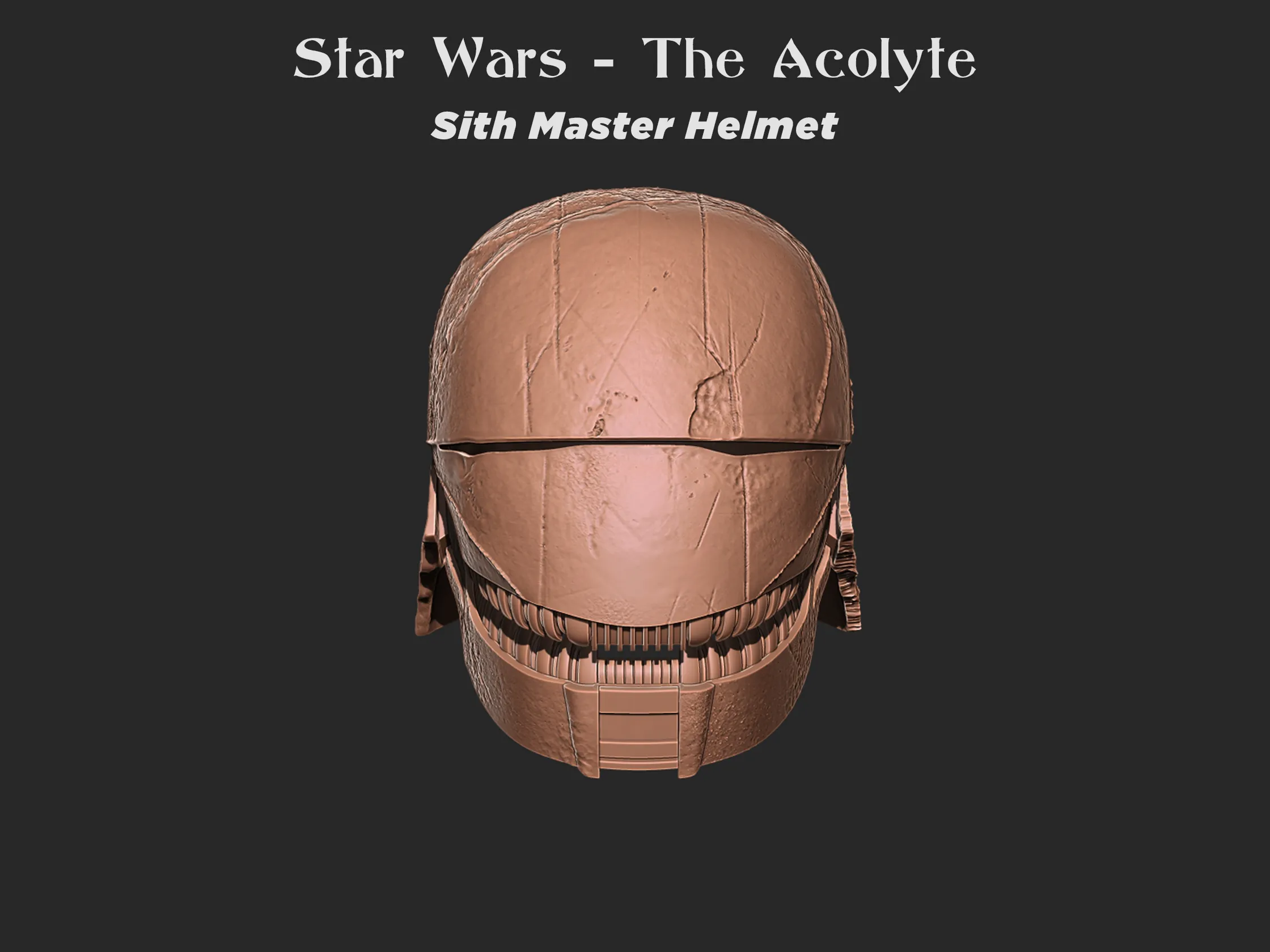 Star Wars - Le casque du maître acolyte Modèle imprimé en 3D