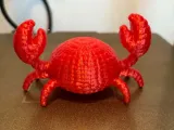 Cute Knitted Crab Decor– 3D Printable Friend-4