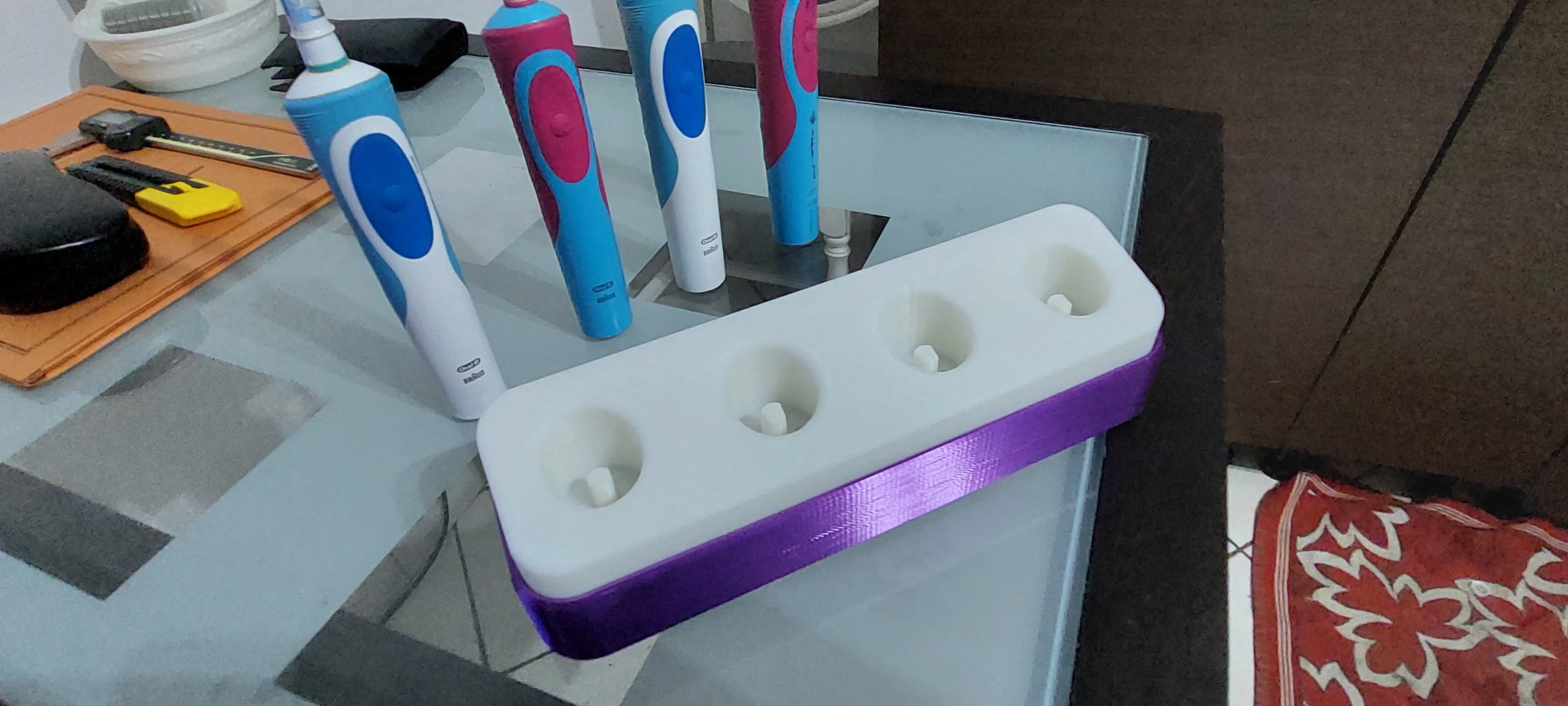 Supporto per spazzolino elettrico (x4)