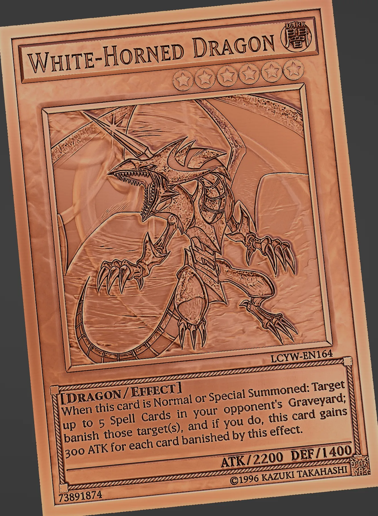 White-Horned Dragon - yu-gi-oh!