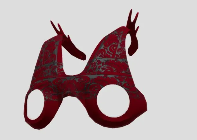 El Liu fang Vampire mask modern fashion3d