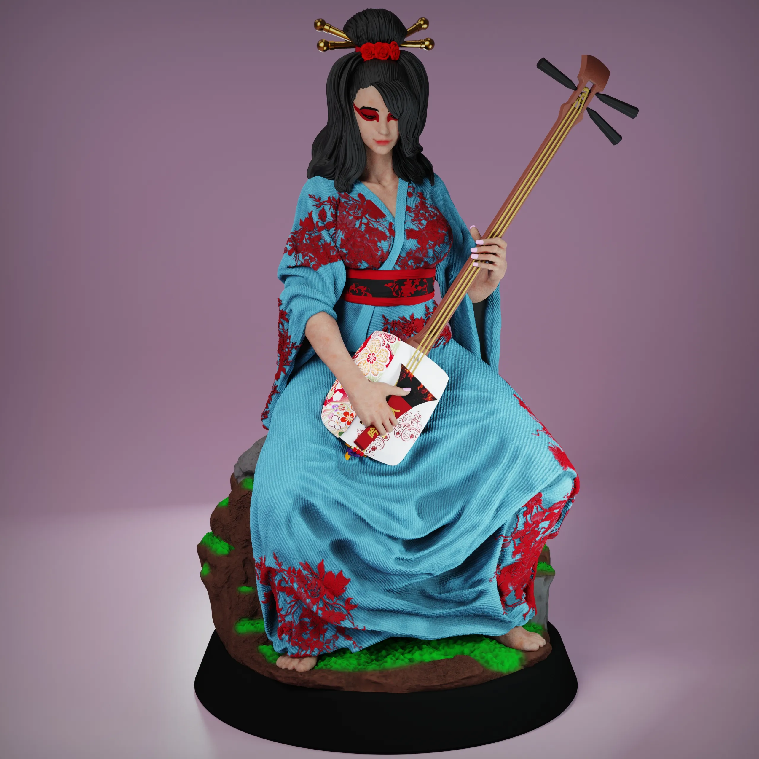 Benzaiten - Goddess of Eloquence - Tabletop Mini