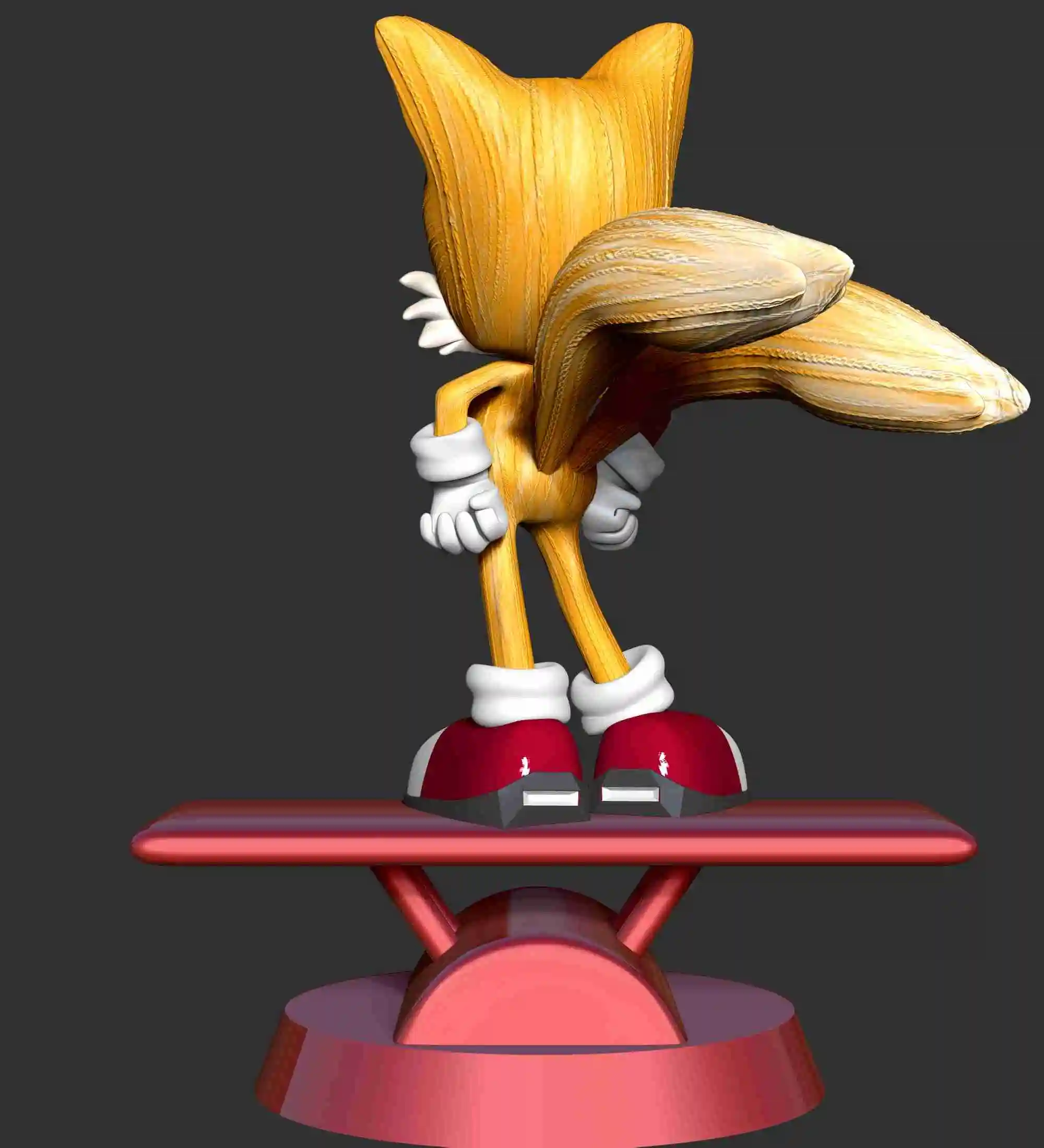 Tails- Sonic the Hedgehog 2 Fanart 3D model 3D printable