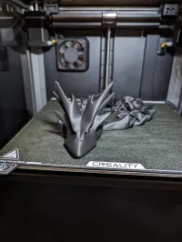 'HORNY DRAGON' - PRINT-IN-PLACE, ARTICULATED DRAGON-0
