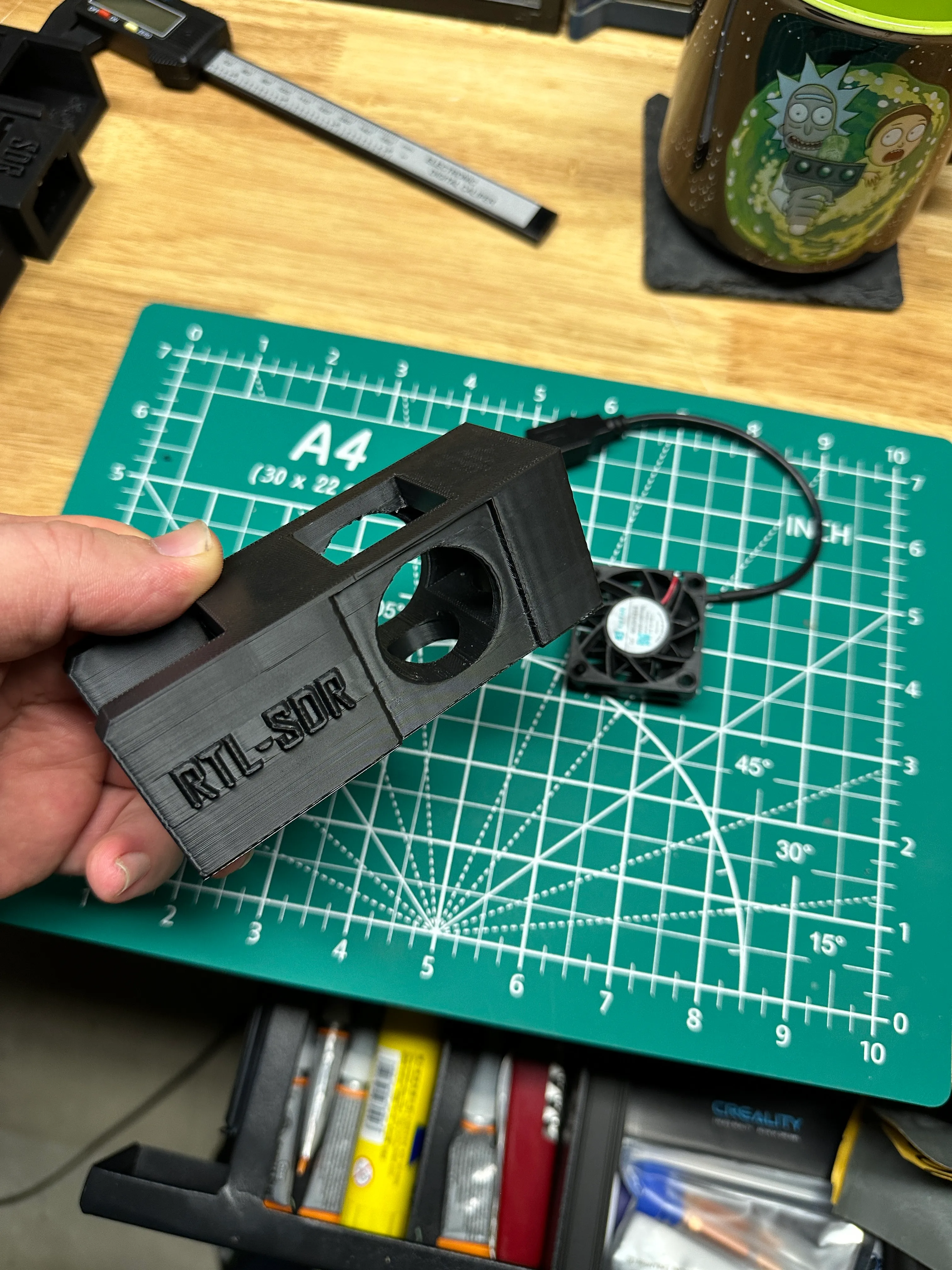Cooling Tray for RTL-SDR Blog Dongle