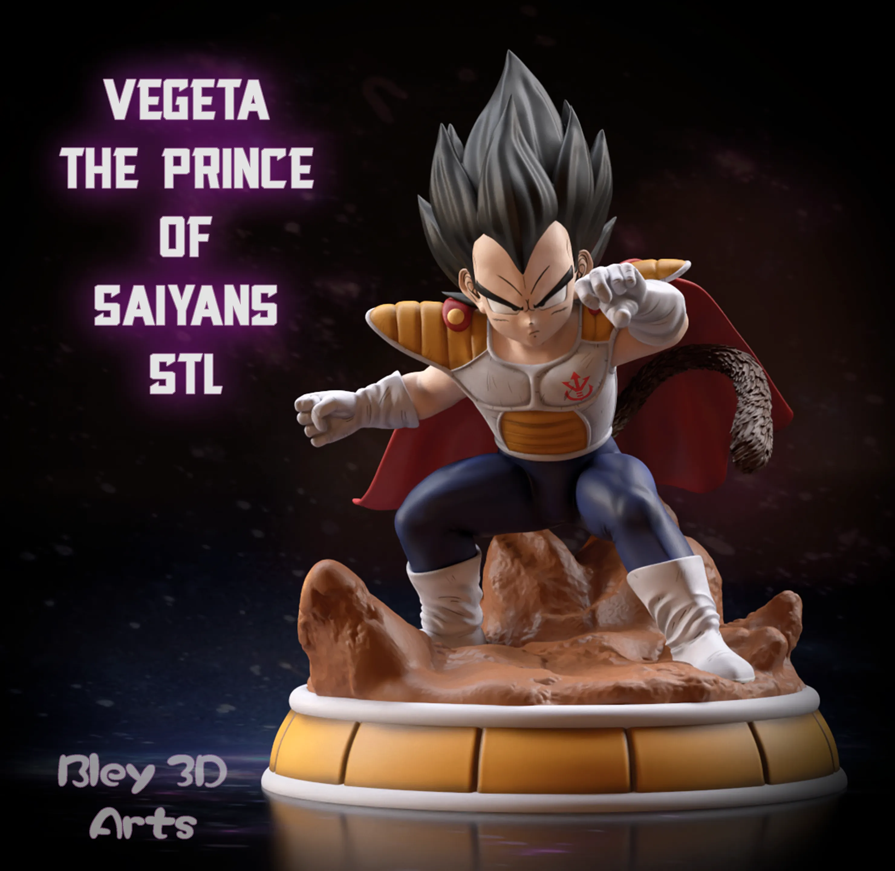 Kid Vegeta STL