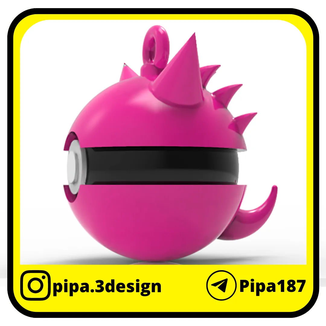 POKEMON CHRISTMAS ORNAMENTS - POKEBALLS GENGAR